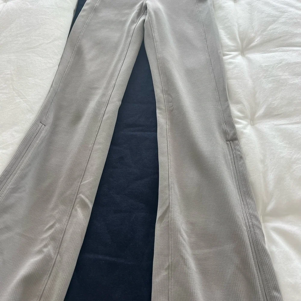 Lululemon Brushed Softstreme Zipped Flare Pants - Picture 3 of 4